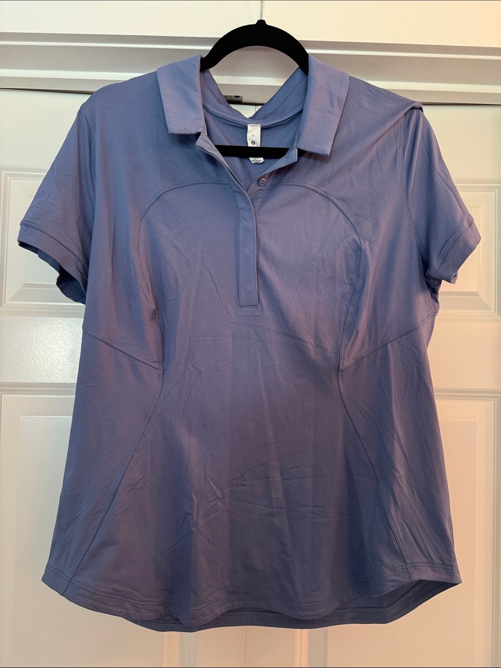 lululemon athletica Short-Sleeve Polo Top - Lavender Blue